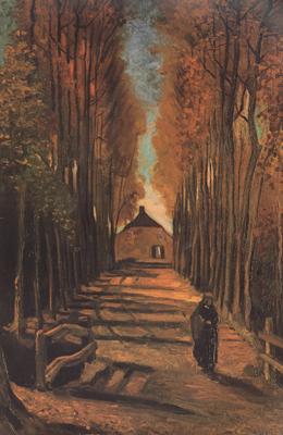  Avenue of Poplars in Autumn (nn04)